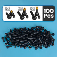 100pcs Tr412+tr413+tr414 Snap In Car Tire Rubber Valve Stems Tubeless Hot