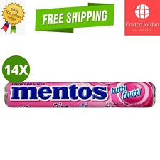 14 Pack X Mentos Chewy Candy Tutti Frutti Saveur Halal (29 Grammes) Argent