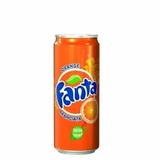 24 Des Boîtes De Conserve Fanta Orangeade 33 Cl. 24 Canettes Coca Cola 33 Cl.