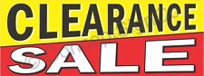 3'x8' Clearance Sale Banner Large Outdoor Sign Discount Markdowns Retail Store