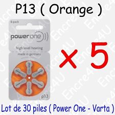 30 Piles Auditives : Orange P13 ( = 5 Blisters )