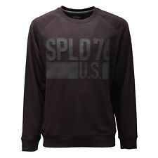 5174ad Felpa Uomo Spalding Black Sweater Man