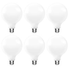 6 X Nordlux Led Filament Lampes G95 Globe 8,2w = 75w E27 Opale 1055lm Blanc