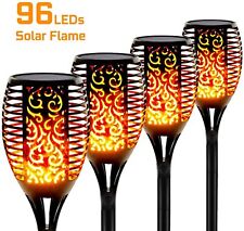 96 Del Solar Flame Light Jardin Cour Lampe De Pelouse Ip65 étanche Pelouse