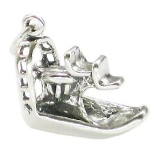 Airboat Sterling Silver Charm .925 X 1 Airboats And Everglades Charms --sfp!