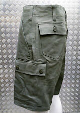 Allemand Style Militaire 100% Coton Moleskine 6 Poches Combat Short - Neuf