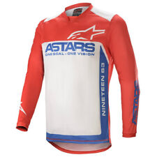 Alpinestars Coureur Motocross Mx Jersey - Supermatic Rouge/ Bleu/ Blanc