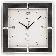 Ams -funk-wanduhr 30cm- 5855 Moderne Horloge Murale Avec Funkwerk, Radio ,