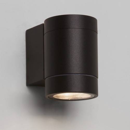astro dartmouth - led 1 light outdoor wall light textured ip54 - black