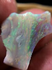 Australian Multicolor Crystal Opal Fossil Section Rub/specimen 3.2tcw