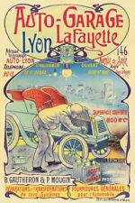 Auto Garage Lafayette Lyon Rcwd - Poster Hq 40x60cm D'une Affiche Vintage