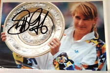 Autografo Steffi Graf Foto Ex N 1 Wta Tennis N. 22 Grand Slam Winner Hand Signed