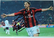 Autografo Zlatan Ibrahimovic Foto Hand Signed Maglia Ac Milan Swe Scudetto 2011