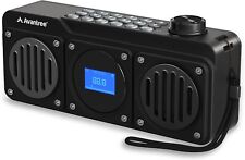 Avantree Boombyte - Radio Fm Portable Avec Enceinte Bluetooth, Deux Haut-parleur