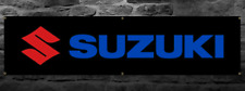 Banniere Garage Moto Suzuki Décoration Atelier Banderole