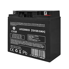 Batterie Gel Rechargeable 12v 20ah Sans Entretien Agm Lx12200