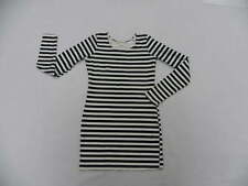 Billabong Women Medium Dress I Like To White And Black Stripes Cool Wip