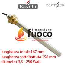 Bougie D'allumage PoÊle À Granules Ravelli Ecoteck Racc.3/8 L.167 D.9,5 C.1041