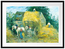 Camille Pissarro - Le Hay Cart Montfoucault, Cadre & Passe-partout