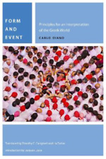 Carlo Diano Form And Event (poche) Commonalities