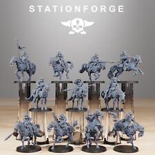 Cavalry Cavalier - Grimguard Stationforge Miniatures - 28mm Tabletop Chiffres