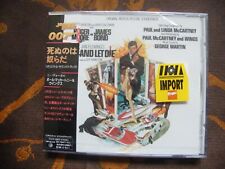 Cd Various - Live And Let Die (james Bond) / Reissue , Japan , Obi (1996) Neuf