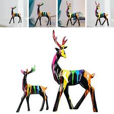 Cerf Statue Animal Elk Sculpture Résine Artisanat Oeuvre Creative Bureau Cerf