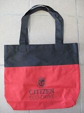 Citizen Eco-drive Watch Advertisement Red Black Tote Bag