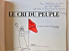 Coffret « Le Cri Du Peuple » + Dessin & Dédicace à Régine Deforges/neuf