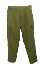 Combat Trouser Fine Cotton Bw German Army Eu Made Washed Fabric Olive Xl 38