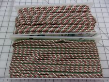 Cording Upholstery Sage Green, Cream, Copper (2) Sizes 3/16