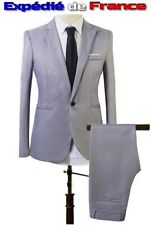 Costume Homme 2 Pièces - Léger ( Printemps / Été ) - Fit Slim - Taille M / L