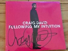 Craig David Signed Cd Following My Intuition Preorder Exclusive -sealed