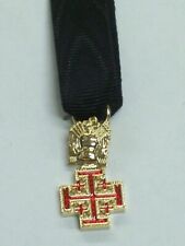 Croix De Gala Ordre Équestre Cavaliere Santo Compagnie De Jérusalem Médaille