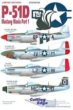Cutting Edge Decals Ced 48198 P-51 Mustang Mania Part 1 1/48
