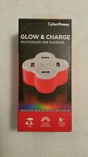 Cyberpower Glow & Charge Multicolor Usb Charger