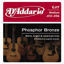D'addario Ej17 Phosphore Bronze M Jauge Guitare Acoustique Cordes