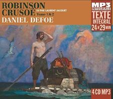Daniel Defoe Robinson Crusoé, Tome 1 & 2 (integrale Mp3) (cd)