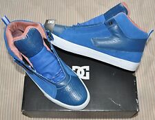 Dc District 4 Men's Leather Skate Shoes / Sneakers Sz 12 Royal Blue Brand New 