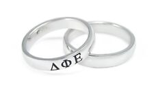 Delta Phi Epsilon Sterling Silver Ring With Enamel Cute & New!