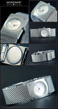 Designer Montre Femmes M-watch Par Mondaine Inox Bracelet Milanaise Swiss Made