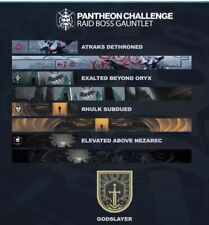 Destiny 2 Pantheon : Oryx’s Exalt Ultra Fast Platinum Run