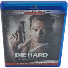 Die Hard 1988-2013 Bruce Willis Blu-ray + Digital Hd 5 Films, 7 Coupes Libre