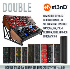 Double Stand Pour Behringer Eurocase Instruments Et Synths - Imprimé 3d