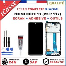 Ecran Complete Sur Chassis Pour Xiaomi Redmi Note 11 2201117 Gris Bleue