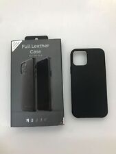 Empreinte Cuir Mujjo Iphone 12 - Noir - étui Pour Téléphone Portable Premium