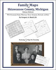 Family Maps Shiawassee County Michigan Genealogy Plat