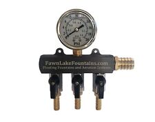 Fawn Lake Fountains Hd Air Manifold- Stainless Steel, Brass, And Aluminum 3 Port