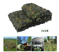 Filet De Camouflage Militaire 2x3 Mètres Voile D'ombrage Pour Camping Et Chasse