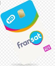 Fransat Tv Card / New Generation Hd Pc7/ Sold In Blister Pack/ Valid For 4 Years